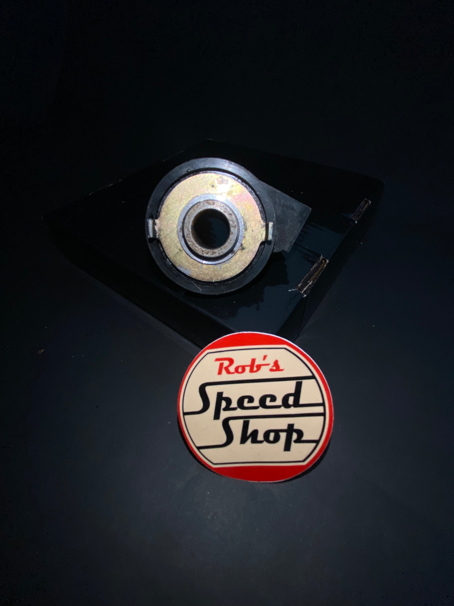 RG500 / RG400 speedometer pickup / wheel spacer