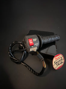 RG500 / RG400 OEM throttle tube and switch assembly.
