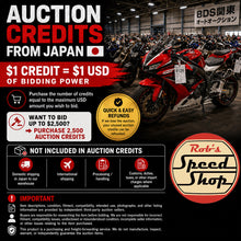 Auction and Japanese item credits
